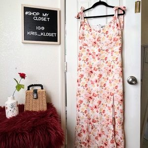 A&F Floral maxi dress
